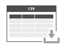 CSVダウンロード